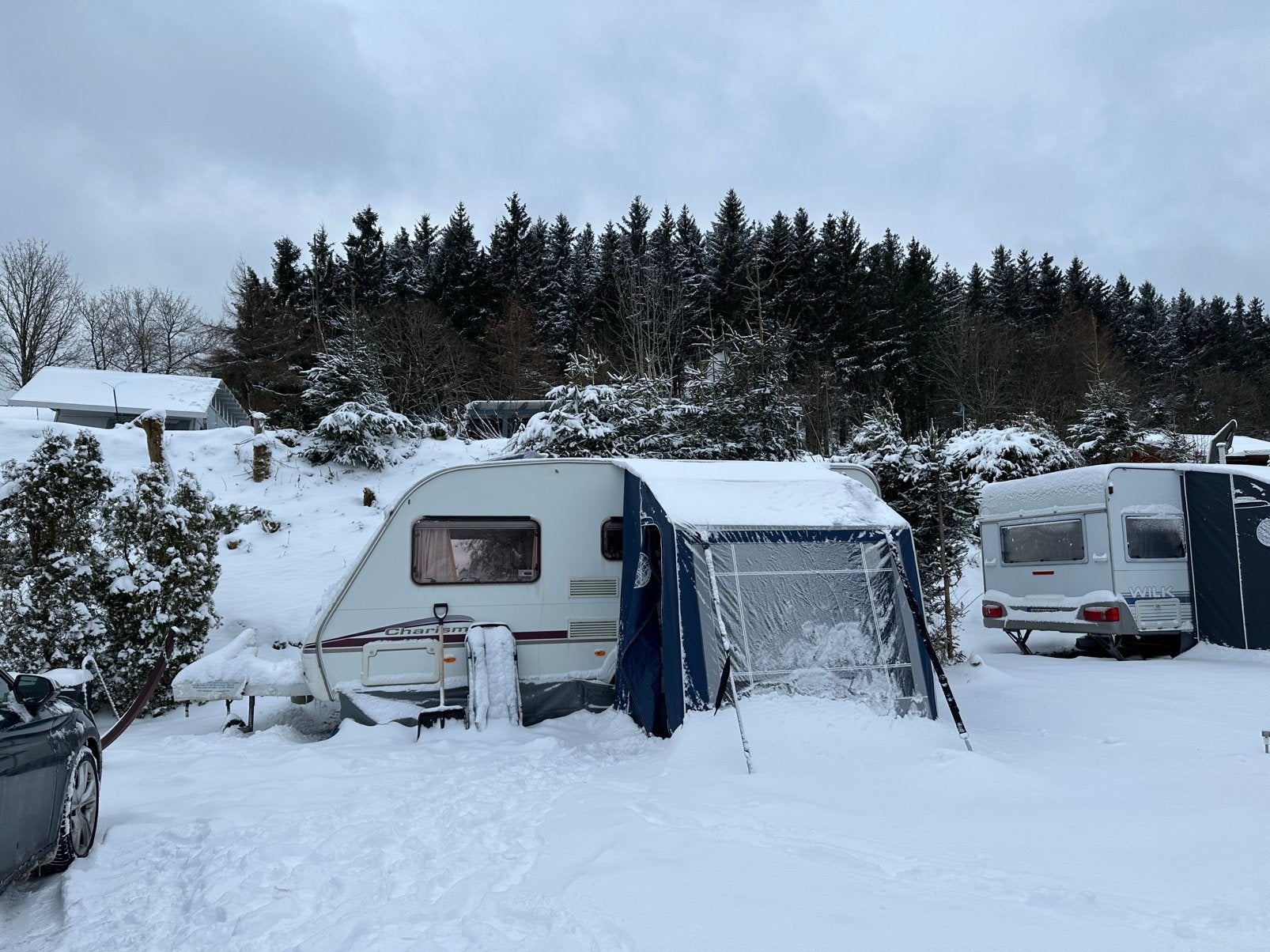 Isabella Snowboy wintertent, Caravans en Kamperen, Ophalen, Gebruikt