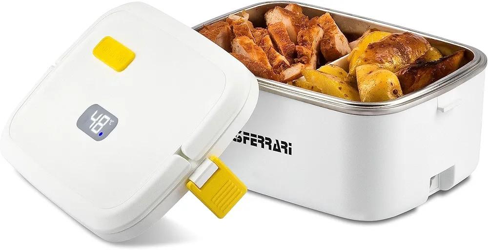 G. Ferrari Elektrische Lunchbox - Wit met Geel, Nieuw, Ophalen of Verzenden, Metaal, Overige merken