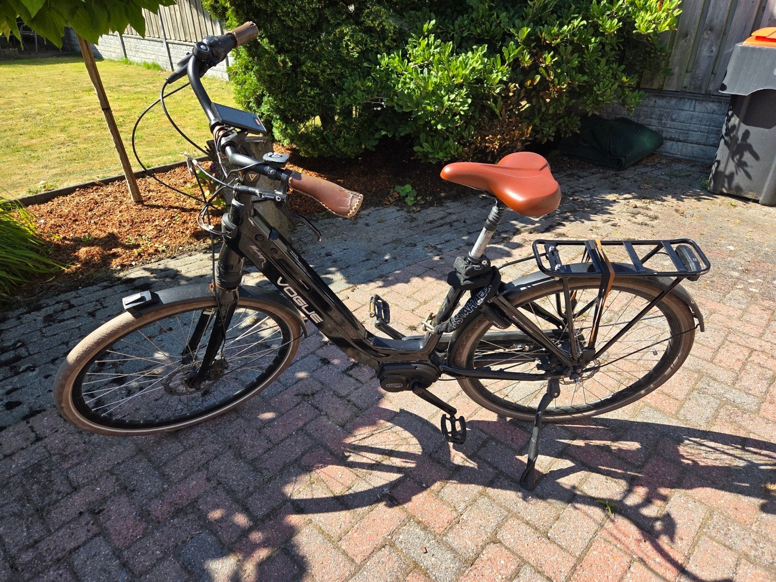 Vogue elektrische damesfiets - Zeer mooie zwarte e-bike, Ophalen, Gebruikt, Overige merken