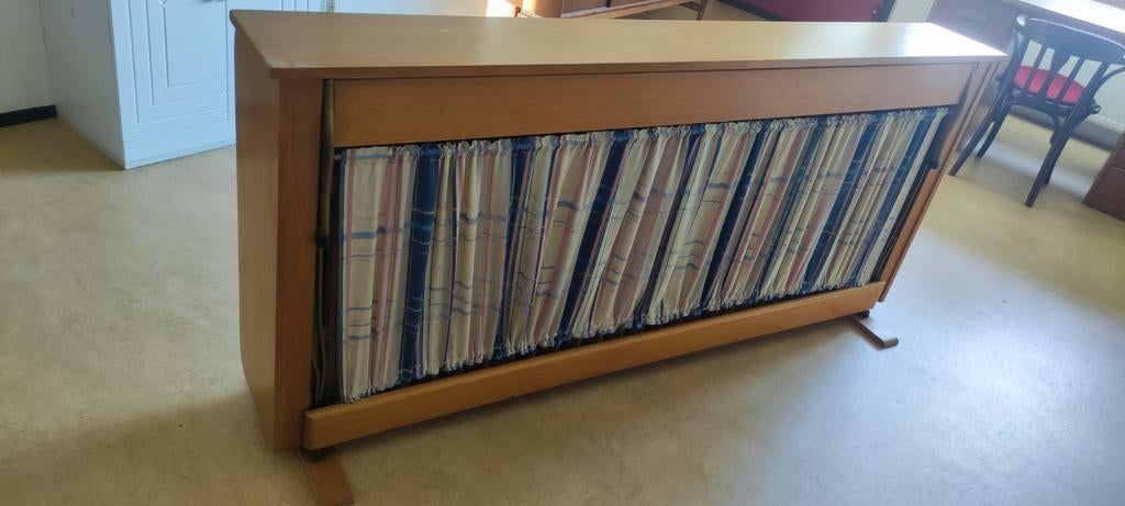 Stevig houten opklapbed 80 x 190 cm, Ophalen, Gebruikt, Eenpersoons, 190 cm of minder