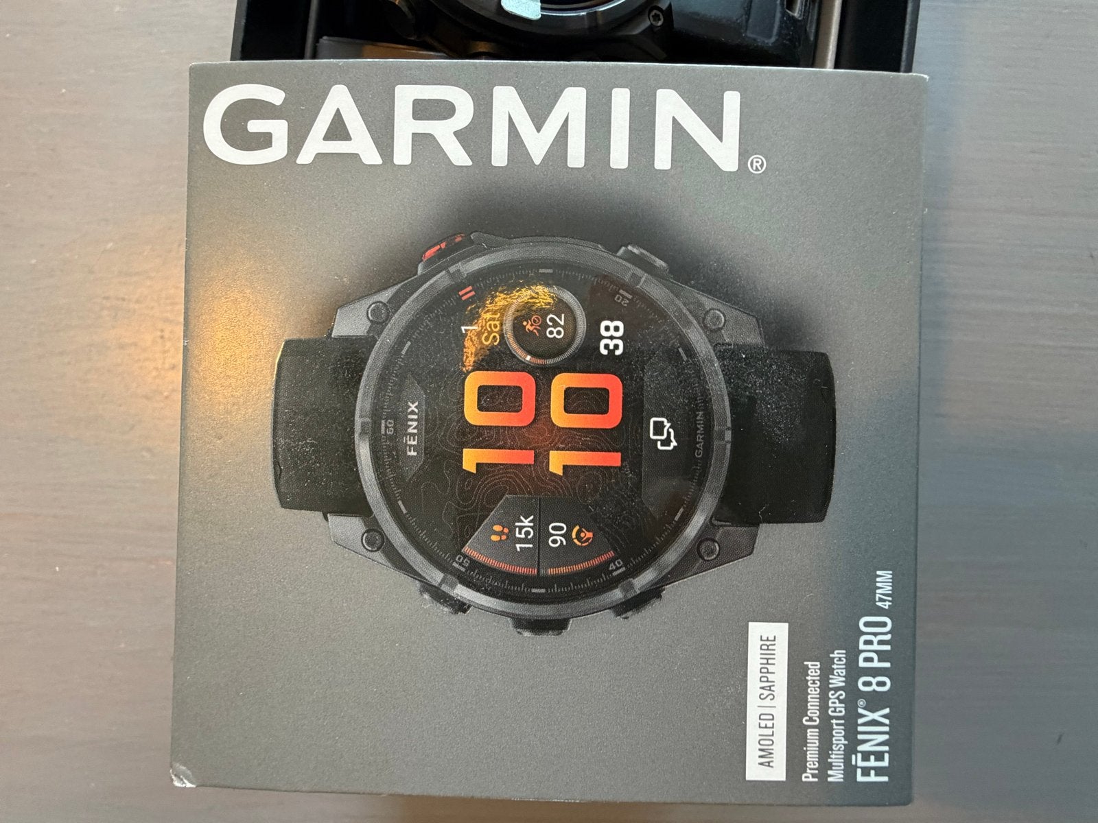 Garmin Fenix 8 Pro 47mm AMOLED Sapphire Multisport GPS Watch, Afstand, Zwart, Ophalen of Verzenden, Zo goed als nieuw
