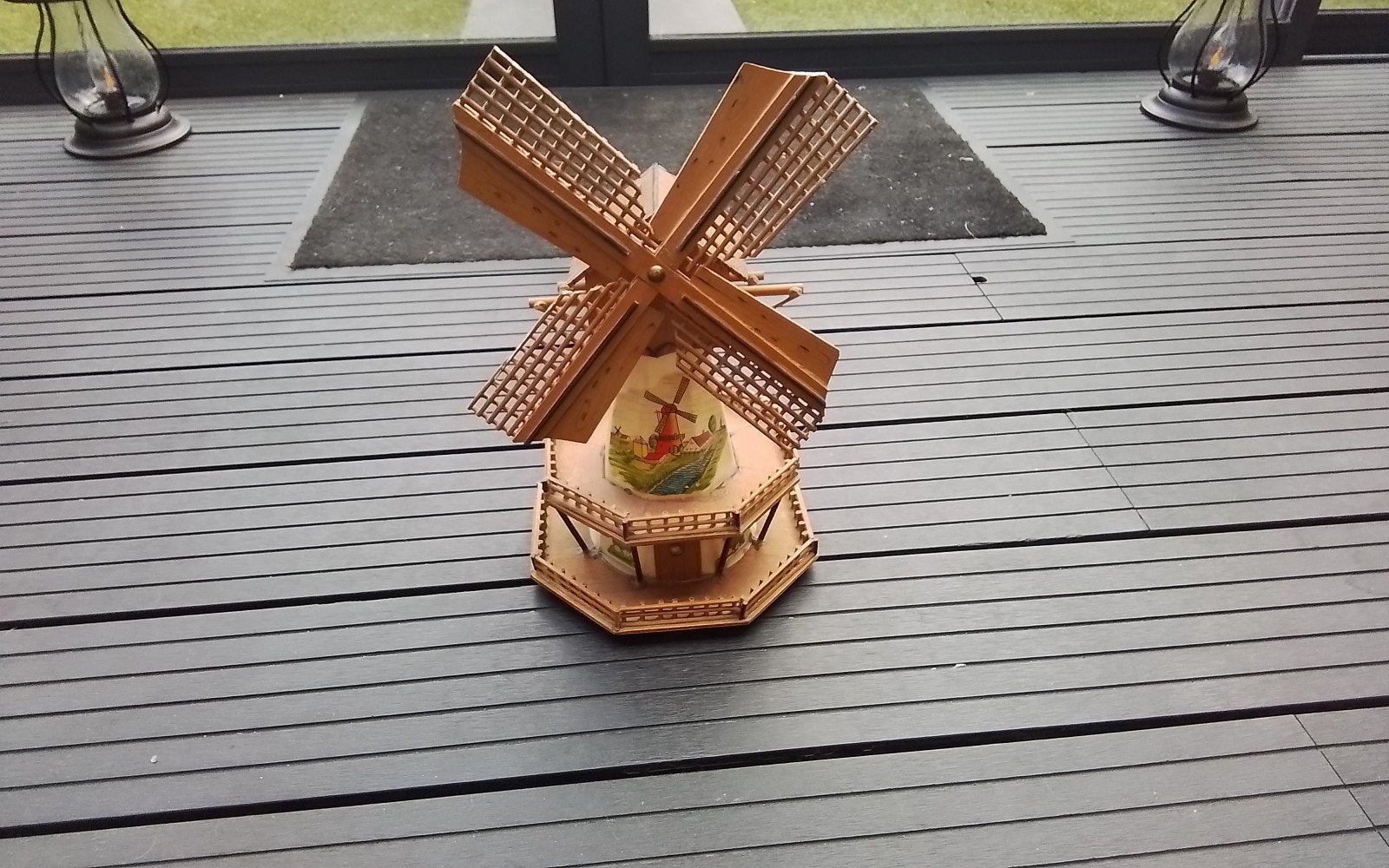 Antieke Houten Muziekmolen 'Tulpen uit Amsterdam', Antiek en Kunst, Ophalen