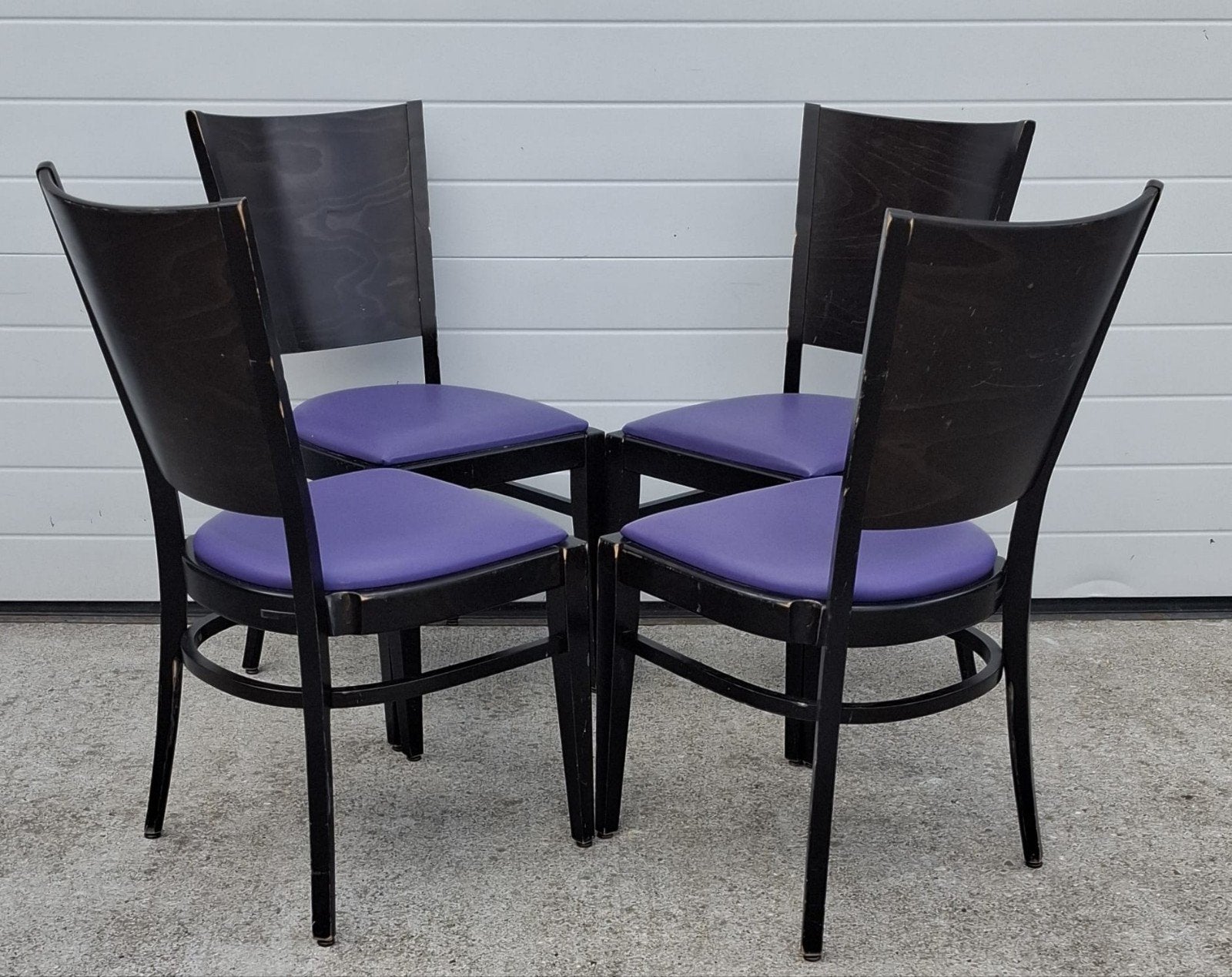 19 x Ton cafestoelen zwart kantine horeca bistro stoelen, Ophalen of Verzenden, Zo goed als nieuw, Zwart, Vijf, Zes of meer stoelen