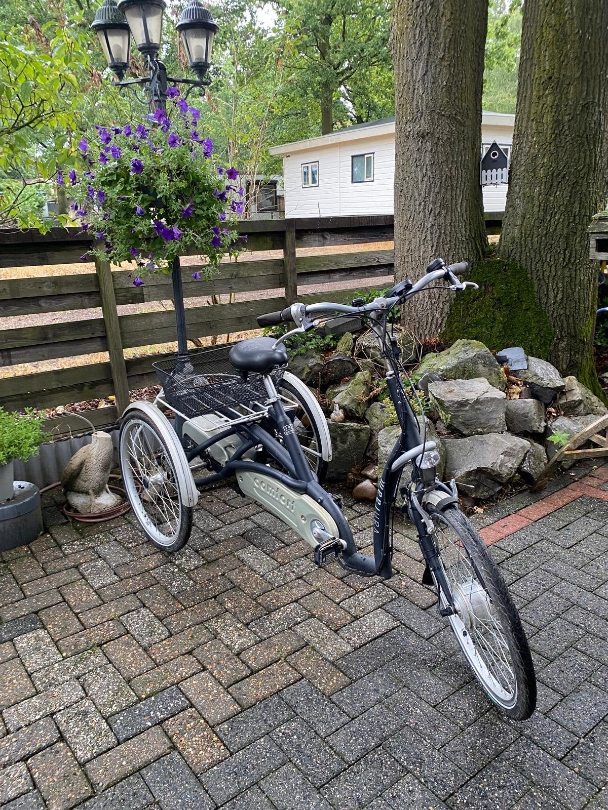 Elektrische Van Raam Maxi Comfort driewieler fiets, Fietsen en Brommers, Ophalen, Zo goed als nieuw, Schijfrem