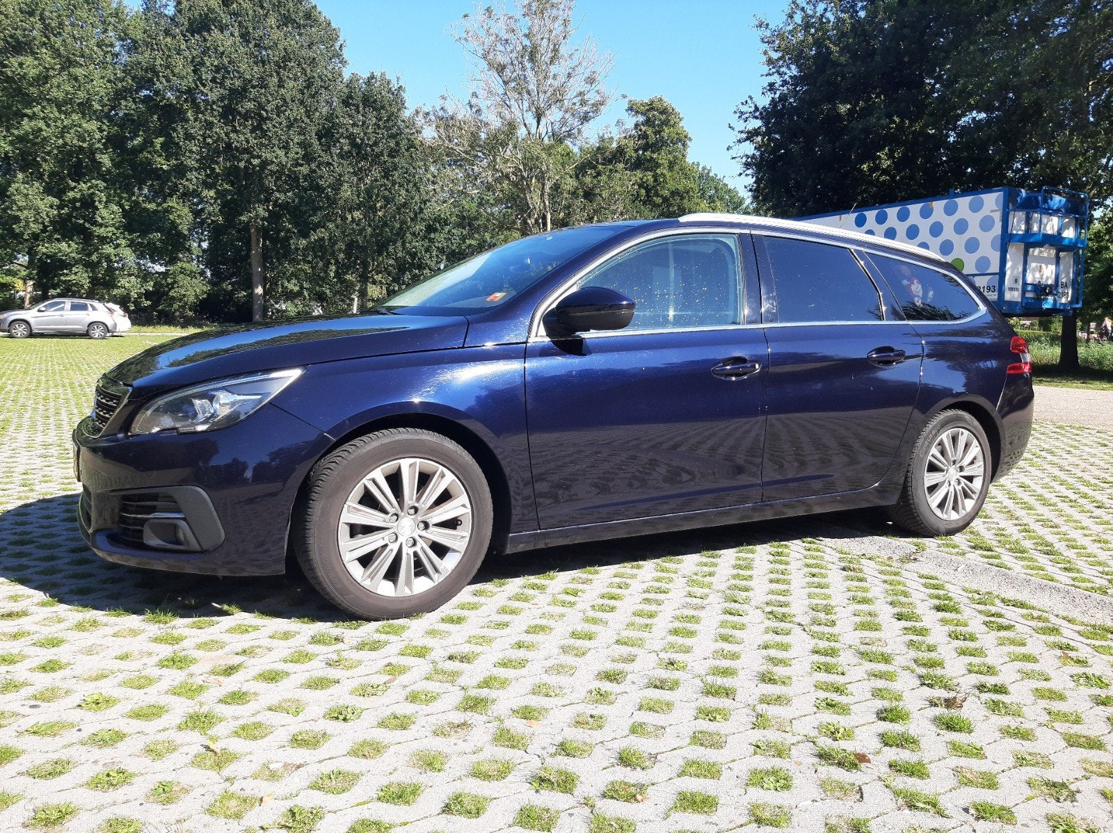 Peugeot 308 1.5 Bluehdi, Auto's, Voorwielaandrijving, Stof, 4 cilinders, Blauw