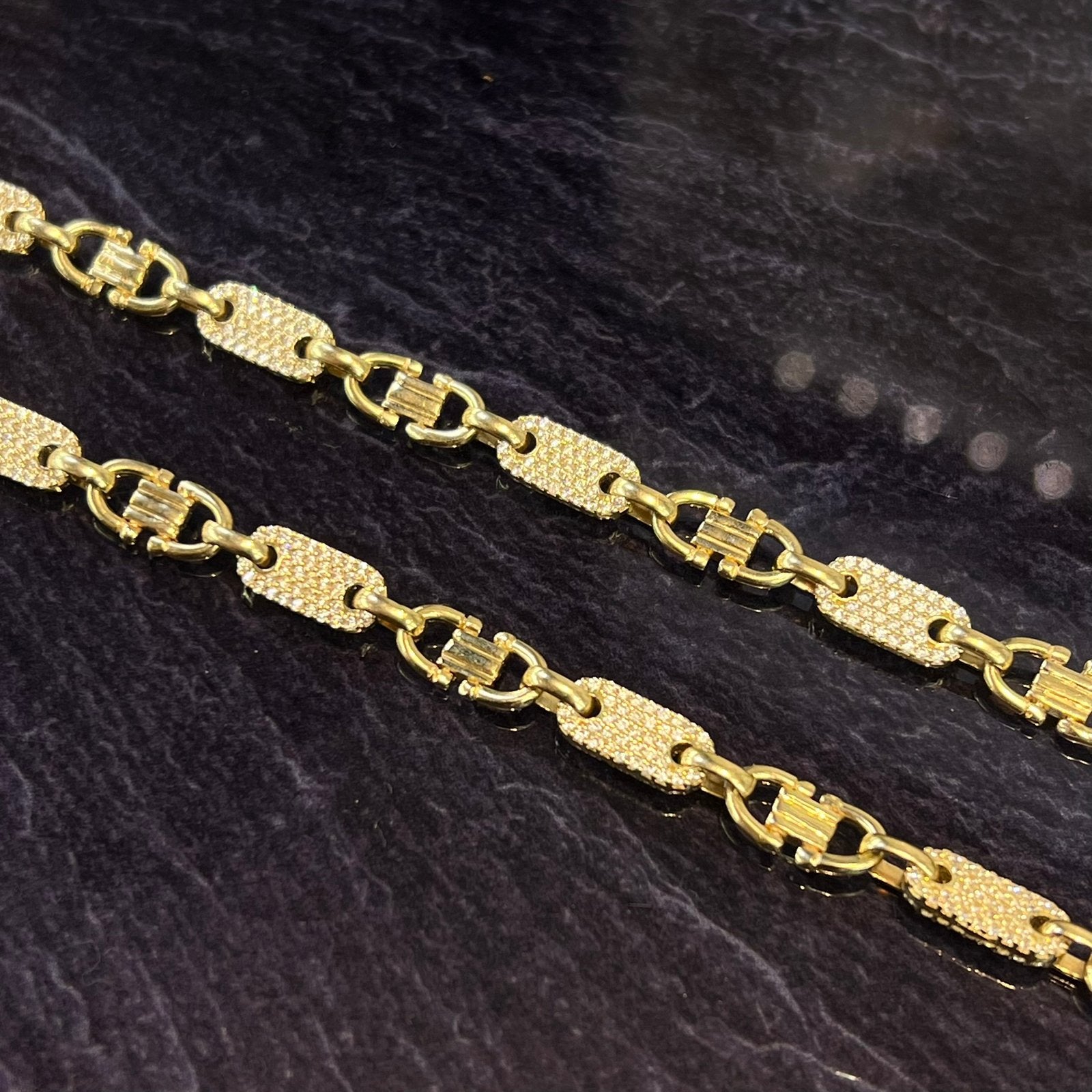14k gouden ketting massief 50 gram kingsley schakel, Ophalen of Verzenden, Zo goed als nieuw, Goud