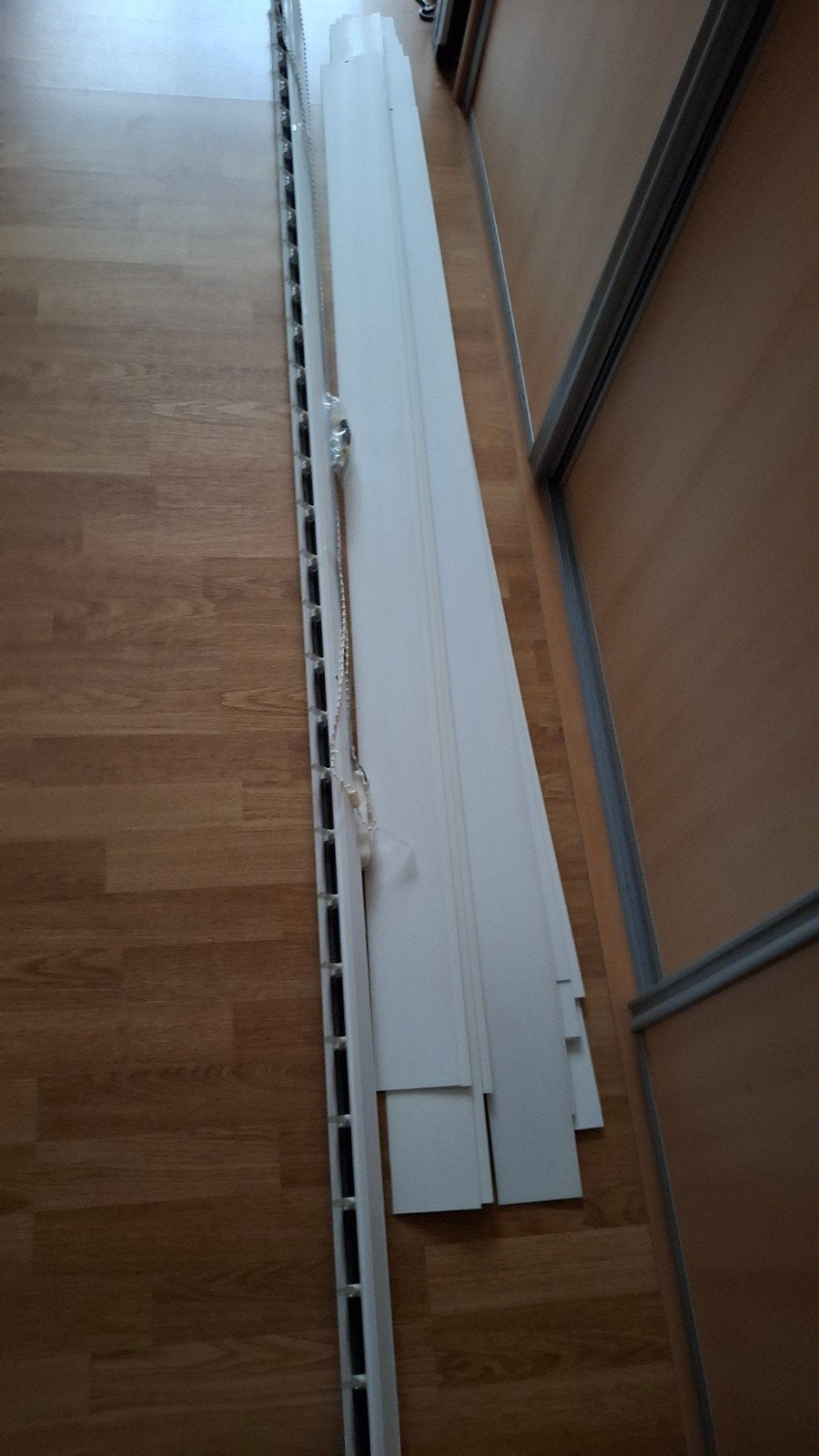 gebroken witte lamellen 228 breed en 170 hoog, Huis en Inrichting, Ophalen, 228 cm, Gebruikt, Overige merken