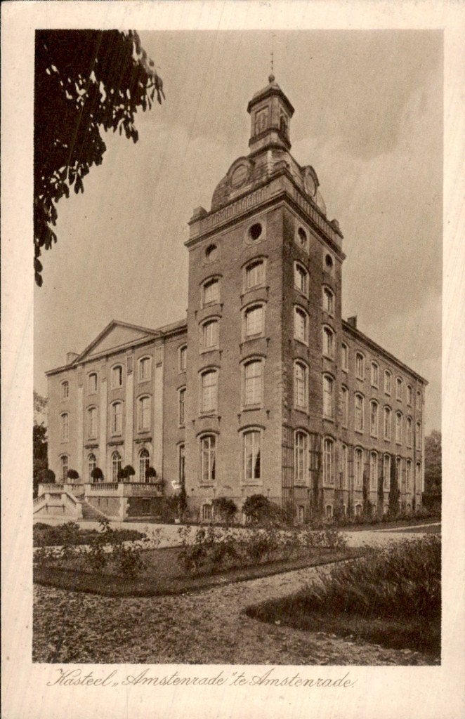 Amstenrade - Kasteel - Amstenrade, Ophalen of Verzenden, 1920 tot 1940, Ongelopen, Limburg