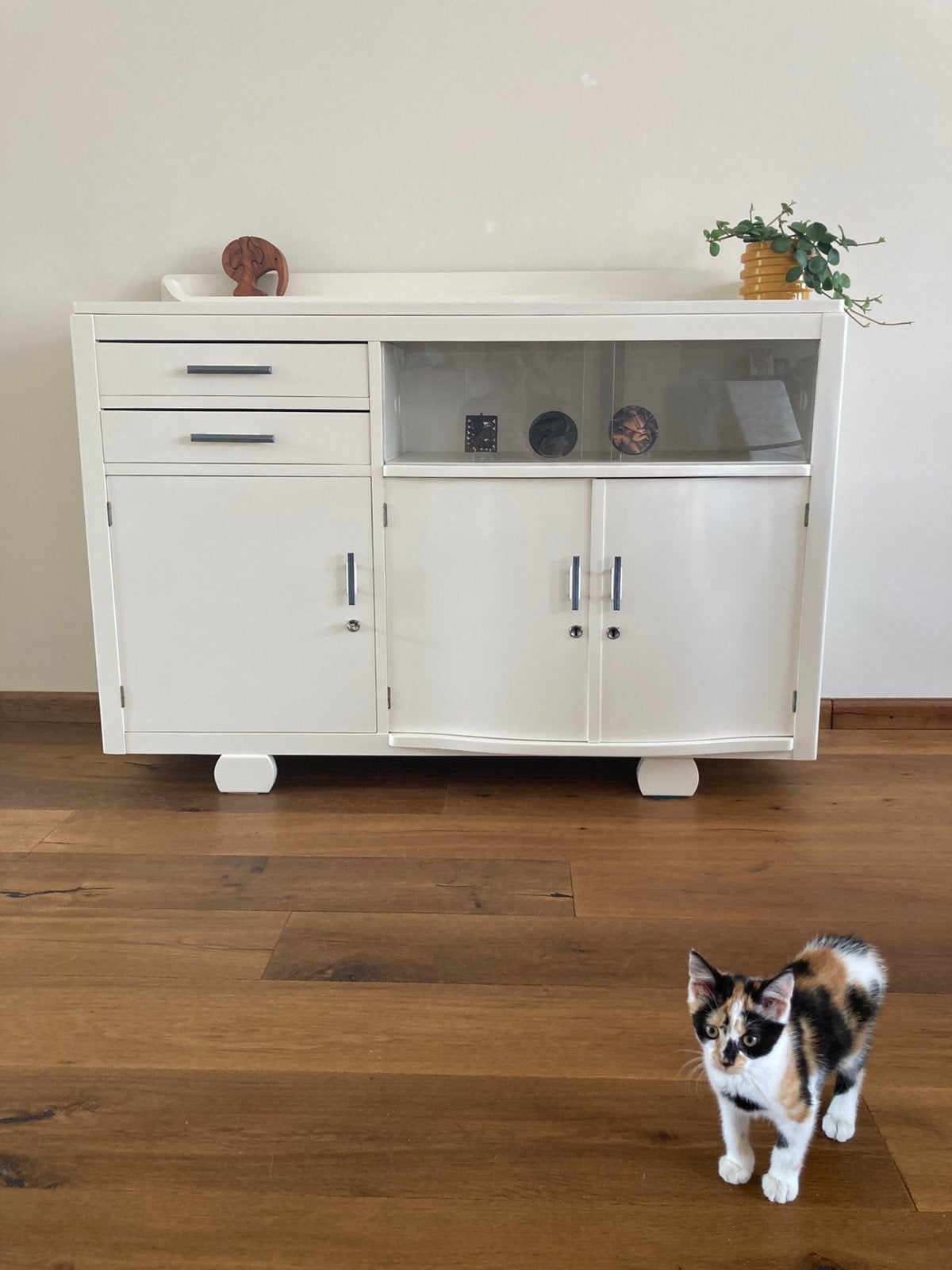 Dressoir vintage in mooie staat., Ophalen, Zo goed als nieuw, 25 tot 50 cm