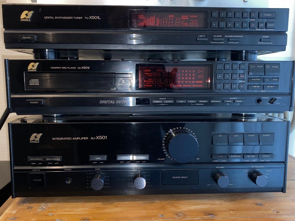 Sansui, Gebruikt, Losse componenten, Cd-speler, Ophalen