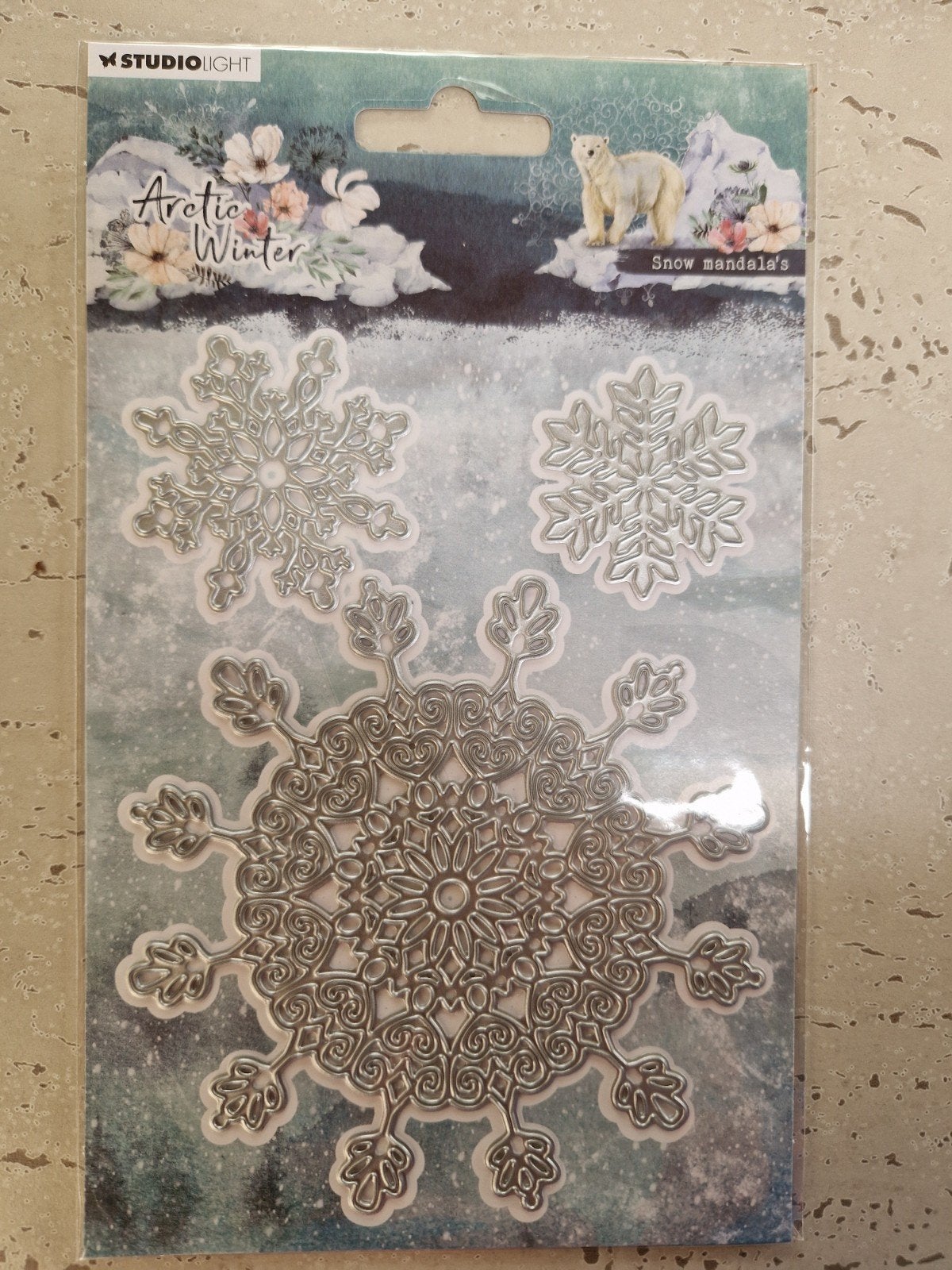 Studio Light Arctic Winter Snow Mandala's Snijmallen, Ophalen of Verzenden