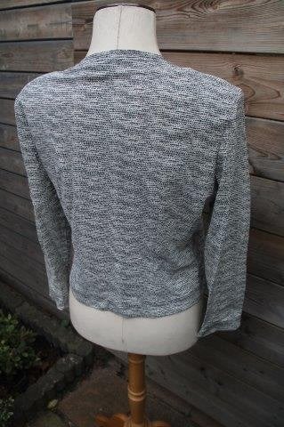 Jasje ecru/ zwart Cassiopee mt XL Travelstof Vaste prijs OPR, Kleding | Dames, Zwart, Maat 46/48 (XL) of groter, Cassiopee, Ophalen of Verzenden