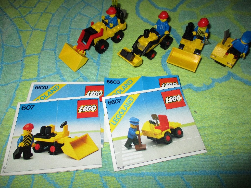 4 setjes lego 6603-6607-6630-607, Ophalen of Verzenden, Gebruikt, Complete set, Duplo