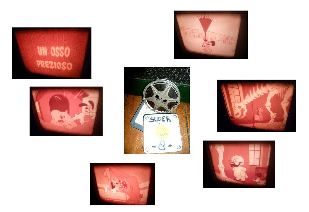 8mm film cartoon Bone Sweet Bone rooiig - 1948 -, Audio, Tv en Foto, Filmrollen, Ophalen of Verzenden, 8mm film