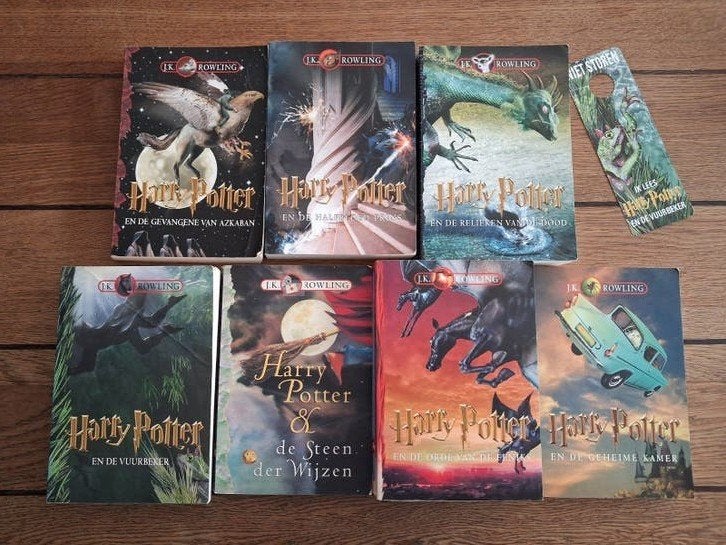 Harry Potter boekenreeks (7 boeken) deel 1 2 3 4 5 6 7, Boeken, Ophalen of Verzenden, Gelezen, J.K. Rowling
