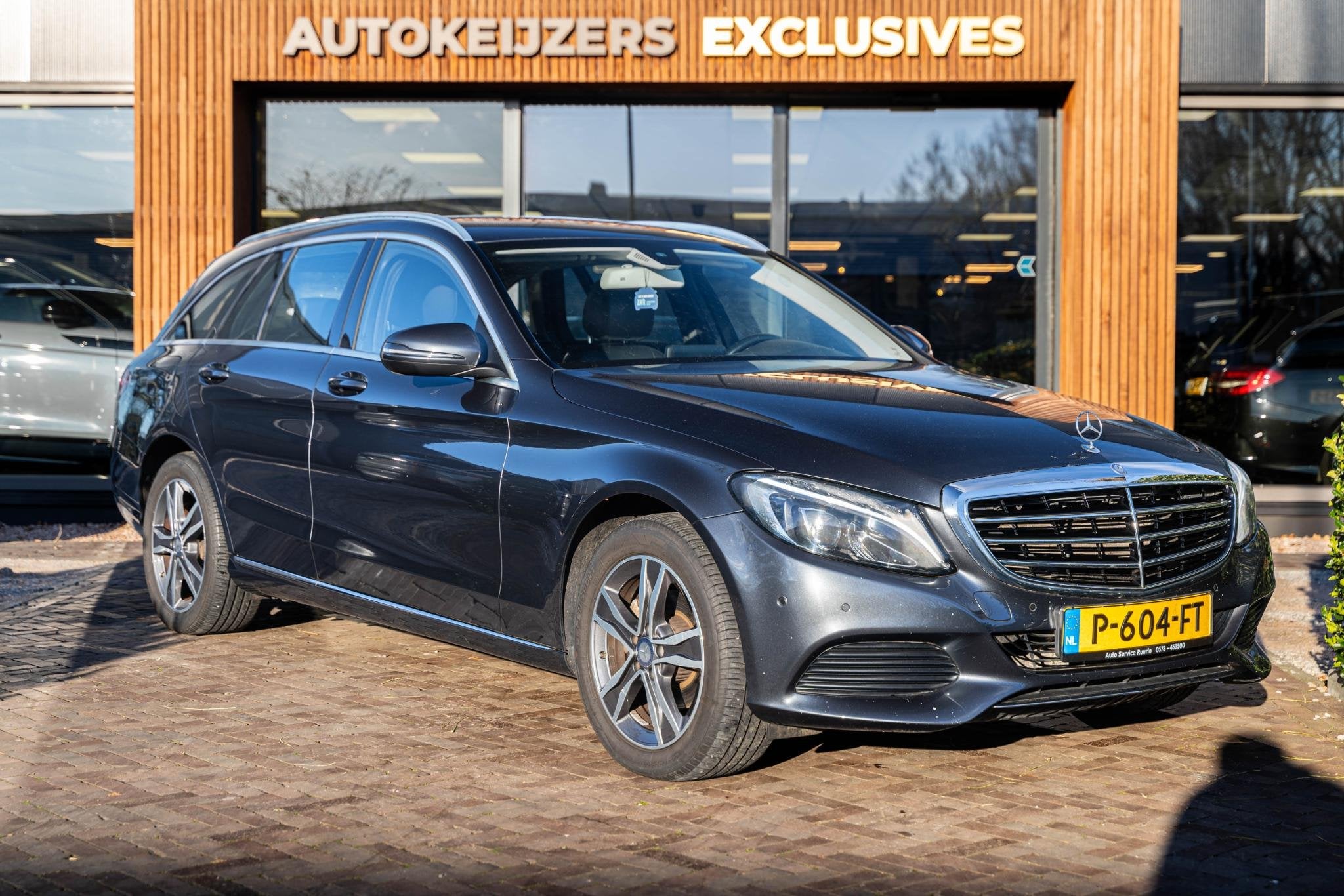 Mercedes-Benz C-klasse Estate 180 Prestige Led PDC Navi Stoe, Achterwielaandrijving, Gebruikt, Bluetooth, Handgeschakeld