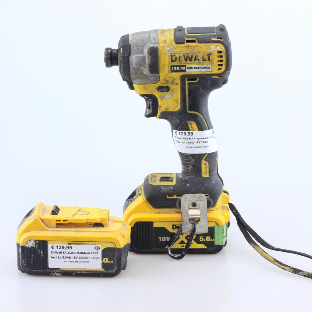 Dewalt DCF887 Slagmoermachine 2022 Incl 2 Accu 18V 5.0Ah, Dewalt, Zo goed als nieuw, Support@dewalt.com, 701 E. Joppa Road
Towson, MD 21286
USA