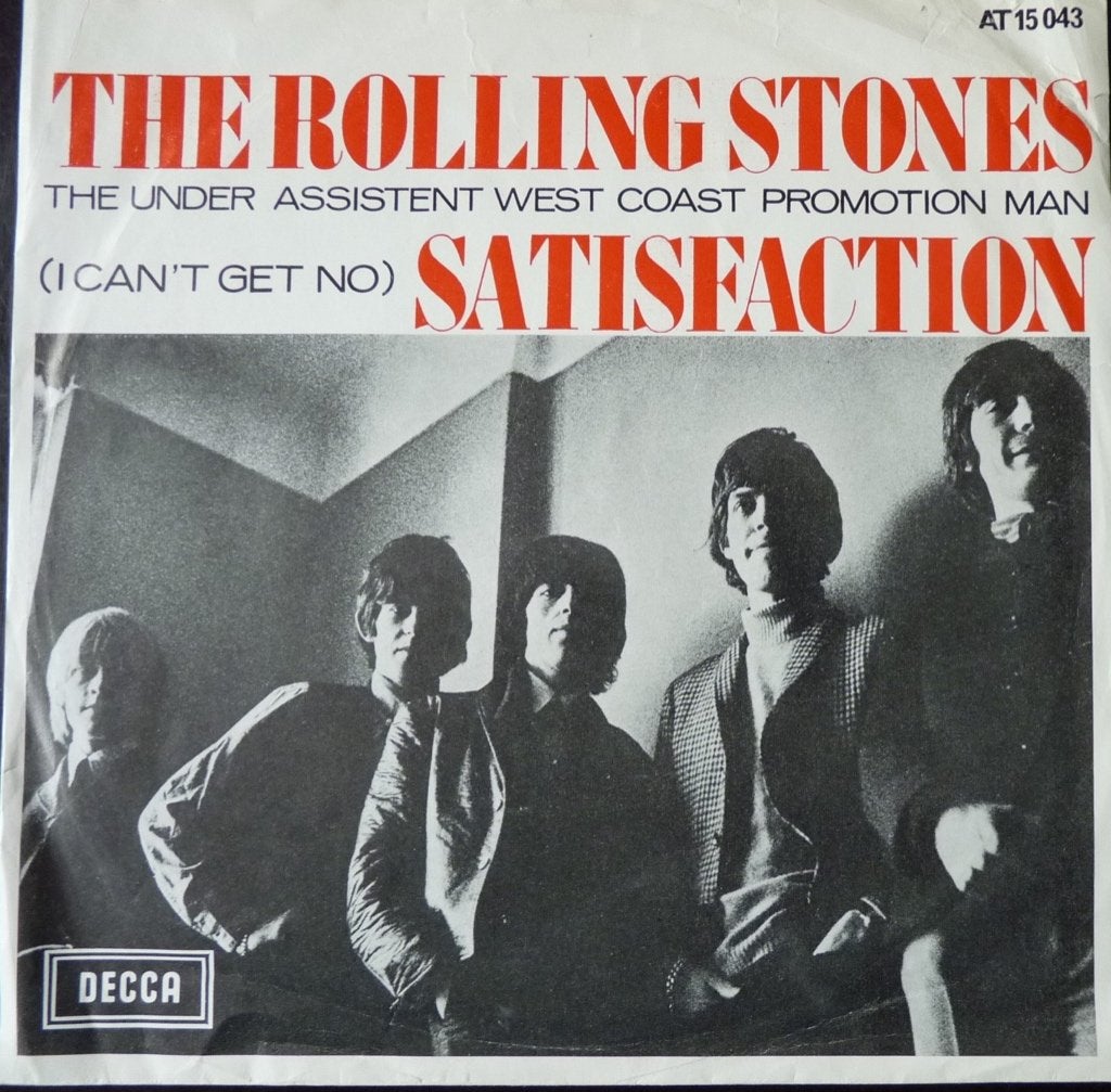H6 rolling stones satisfaction HOL65 €20 , Gebruikt, 7 inch, Ophalen of Verzenden, Fotohoes