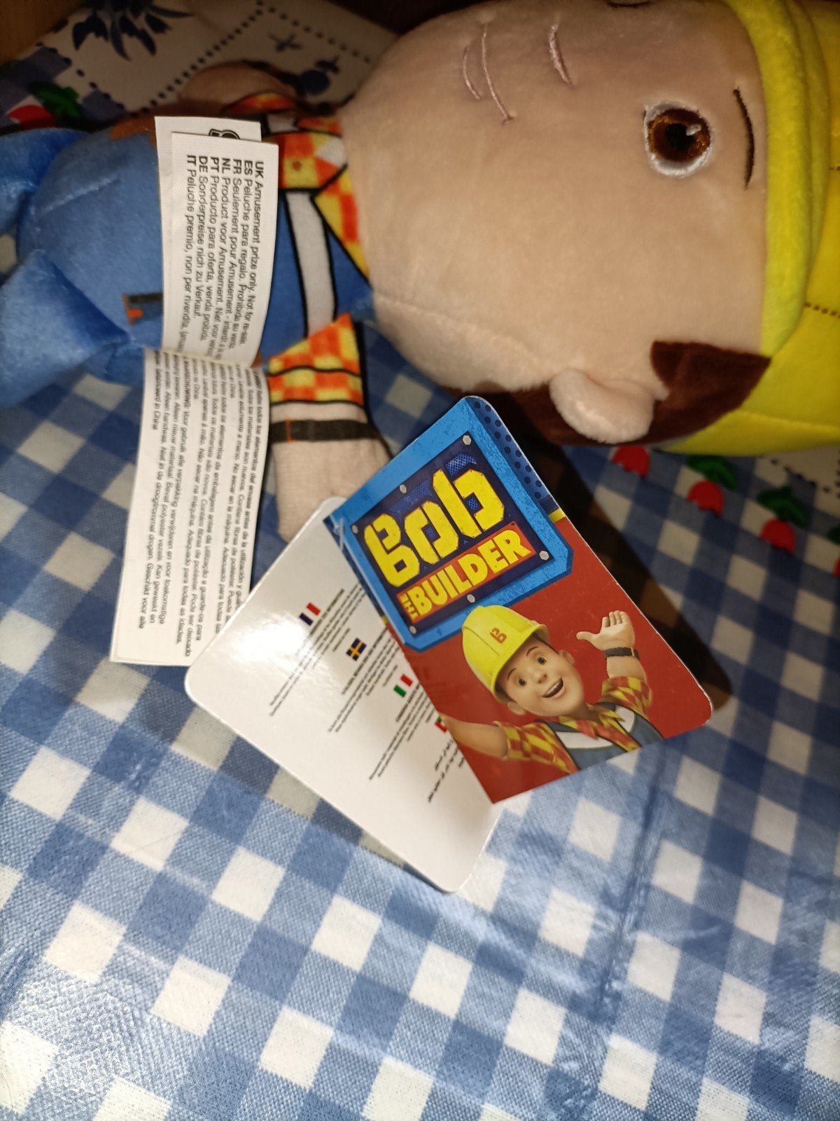 Bob de Bouwer knuffel 29 cm groot, Kinderen en Baby's, Ophalen of Verzenden, Zo goed als nieuw, Overige typen