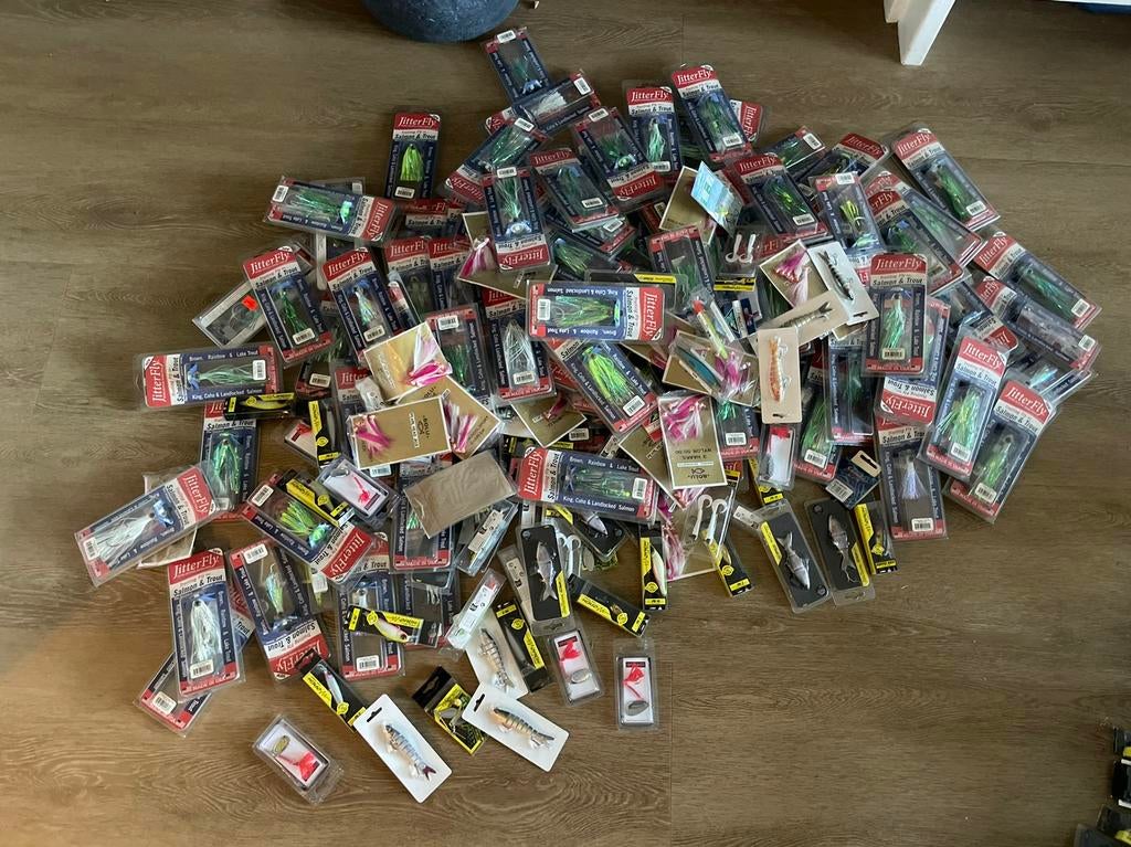 200 stuks Partij kunstaas. Roofvis snoek baars aas blinkers, Ophalen, Nieuw, Overige typen