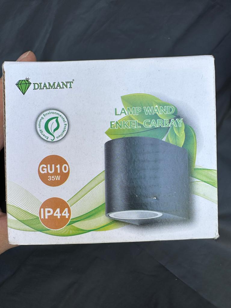 Diamant GU10 35W IP44 Wandlamp, Huis en Inrichting, Lampen | Wandlampen, Ophalen, Nieuw