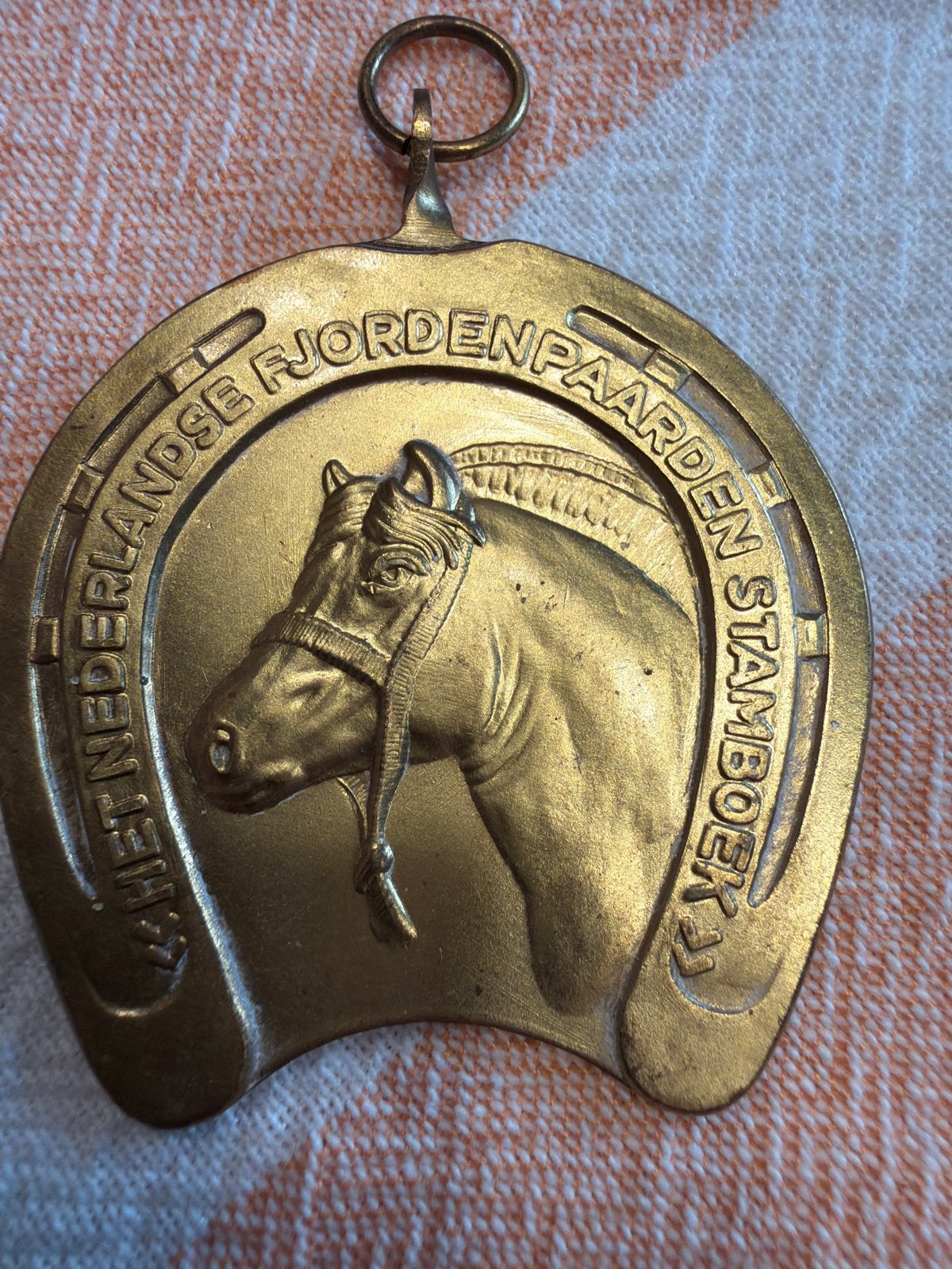 Medaille Het Nederlandse Fjordenpaarden Stamboek, Ophalen of Verzenden, Gebruikt