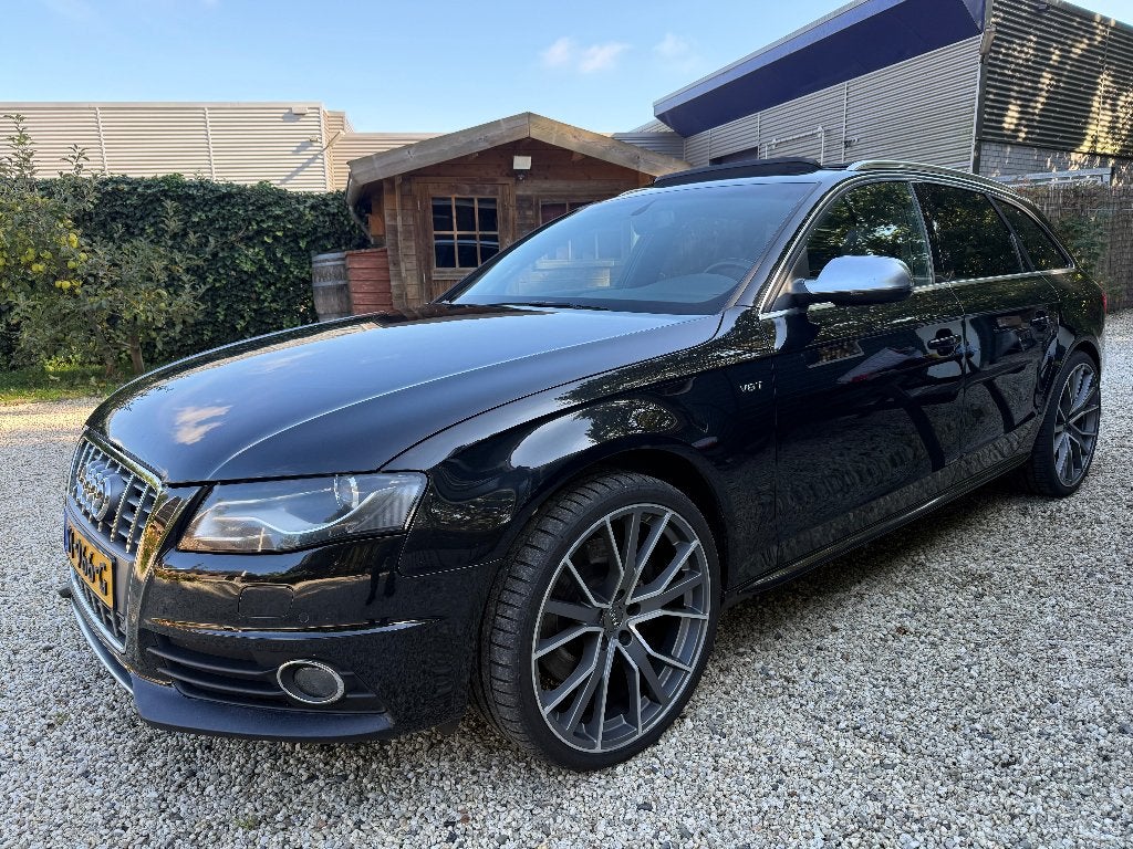 Audi S4 Avant 3.0 Tfsi |Pano| B&O|nieuwe motor|Trekhaak|20in, Auto's, Automaat, Zwart, 2995 cc, Zwart