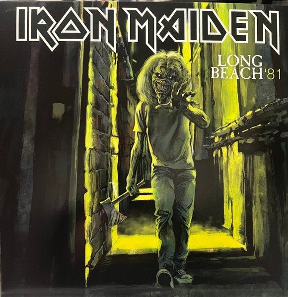 Iron Maiden – Long Beach 1981 Limited 100 copies green vinyl, LP, Heavy metal, Verzenden, Zo goed als nieuw