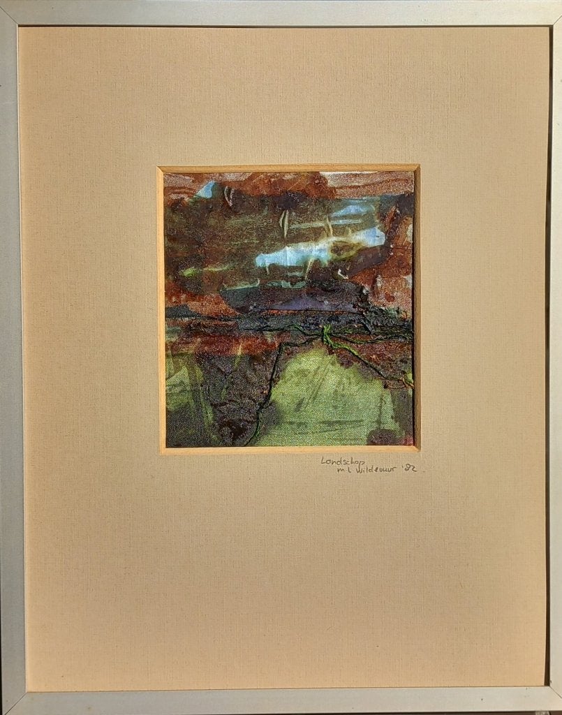 Maya Wildevuur, Ophalen, Abstract, Hout, Gemengde techniek