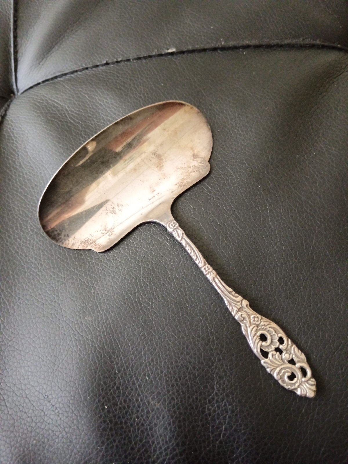 Van gero Zilvium 90 model 635 Kroketschep, Antiek en Kunst, Ophalen of Verzenden