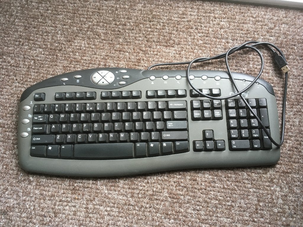 chicony multimedia usb numpad toetsenbord keyboard, Ophalen of Verzenden, Qwerty, Hot-swappable, Bedraad