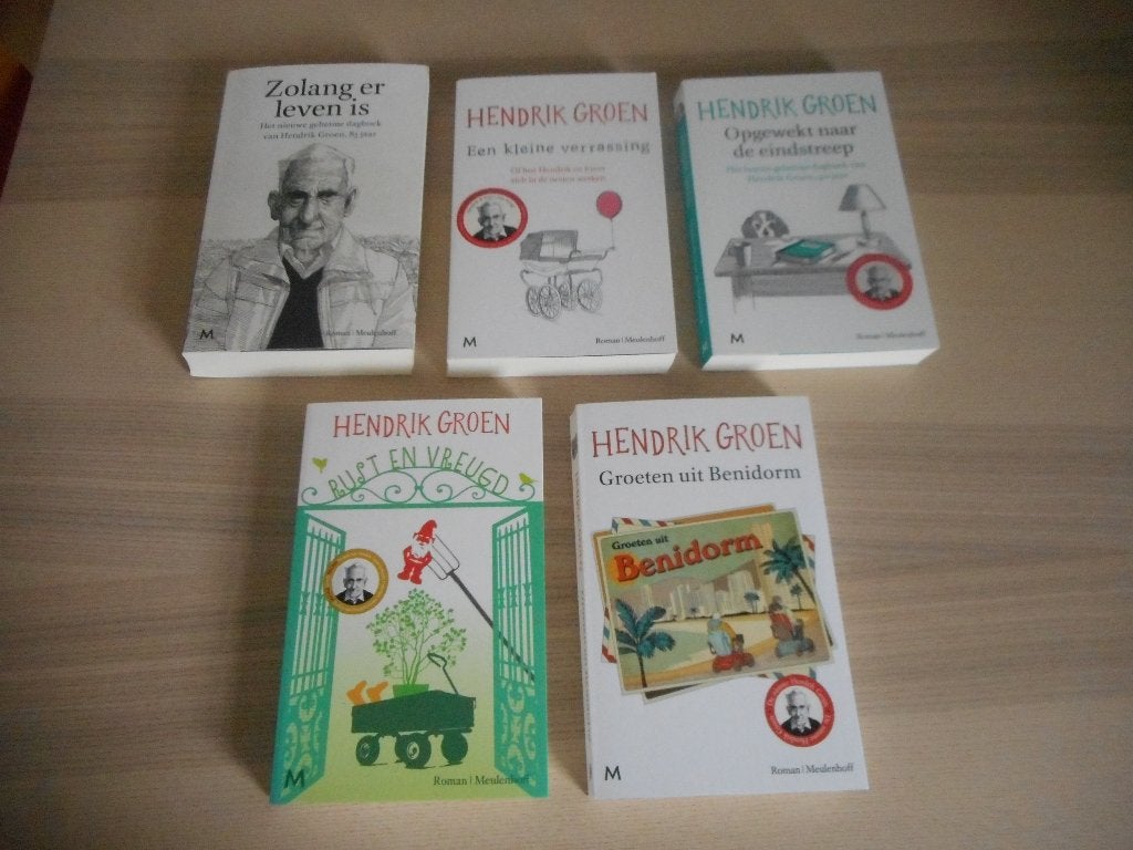 Boeken van Hendrik Groen, 5 stuks, Ophalen of Verzenden, Zo goed als nieuw, Hendrik Groen, Nederland
