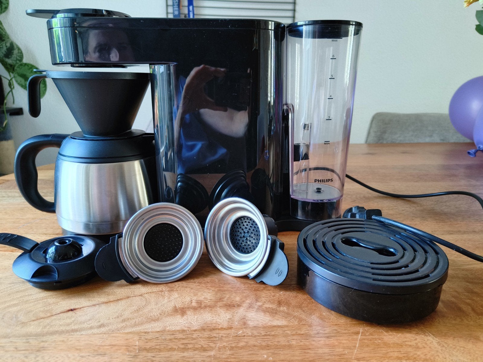 Philips Senseo Switch 2-in-1 Koffiezetapparaat HD6592/60, Afneembaar waterreservoir, Gebruikt, 10 kopjes of meer, Ophalen of Verzenden