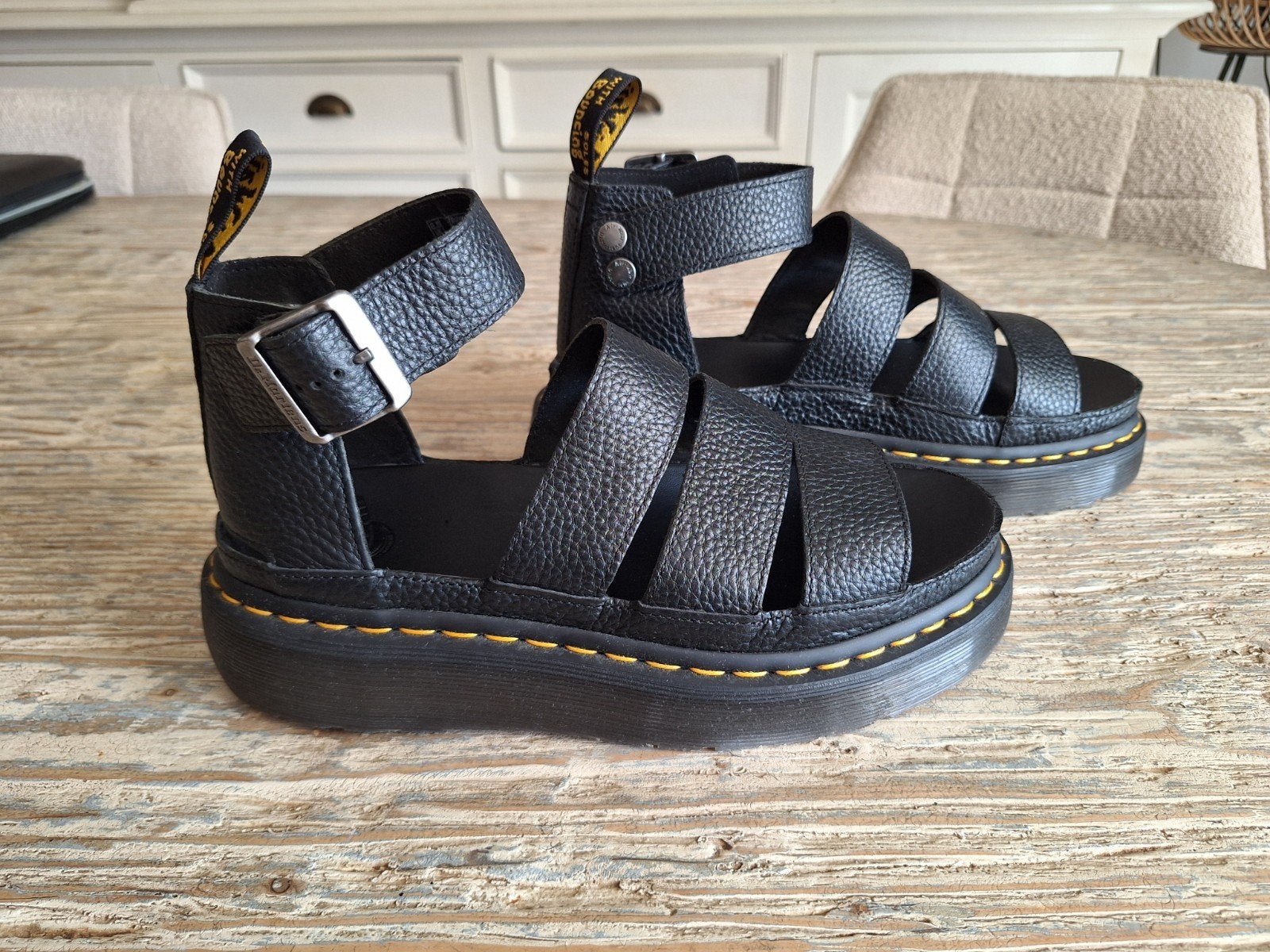 Dr martens, Kleding | Dames, Zwart, Sandalen of Muiltjes, Ophalen of Verzenden, Dr. Martens
