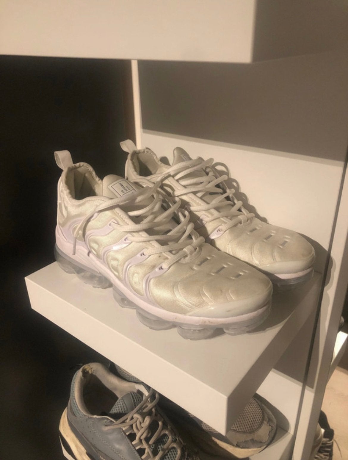 Nike vapor airmax plus wit, Ophalen of Verzenden, Gedragen, Wit