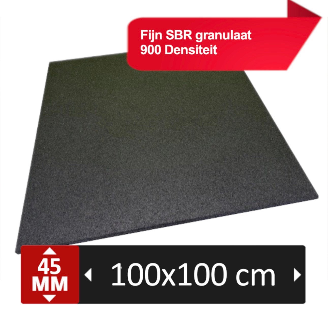 Fit FLEX rubber Sportvloer tegel 100x100x4,5  hyrox crossfit, Ophalen of Verzenden, Zo goed als nieuw