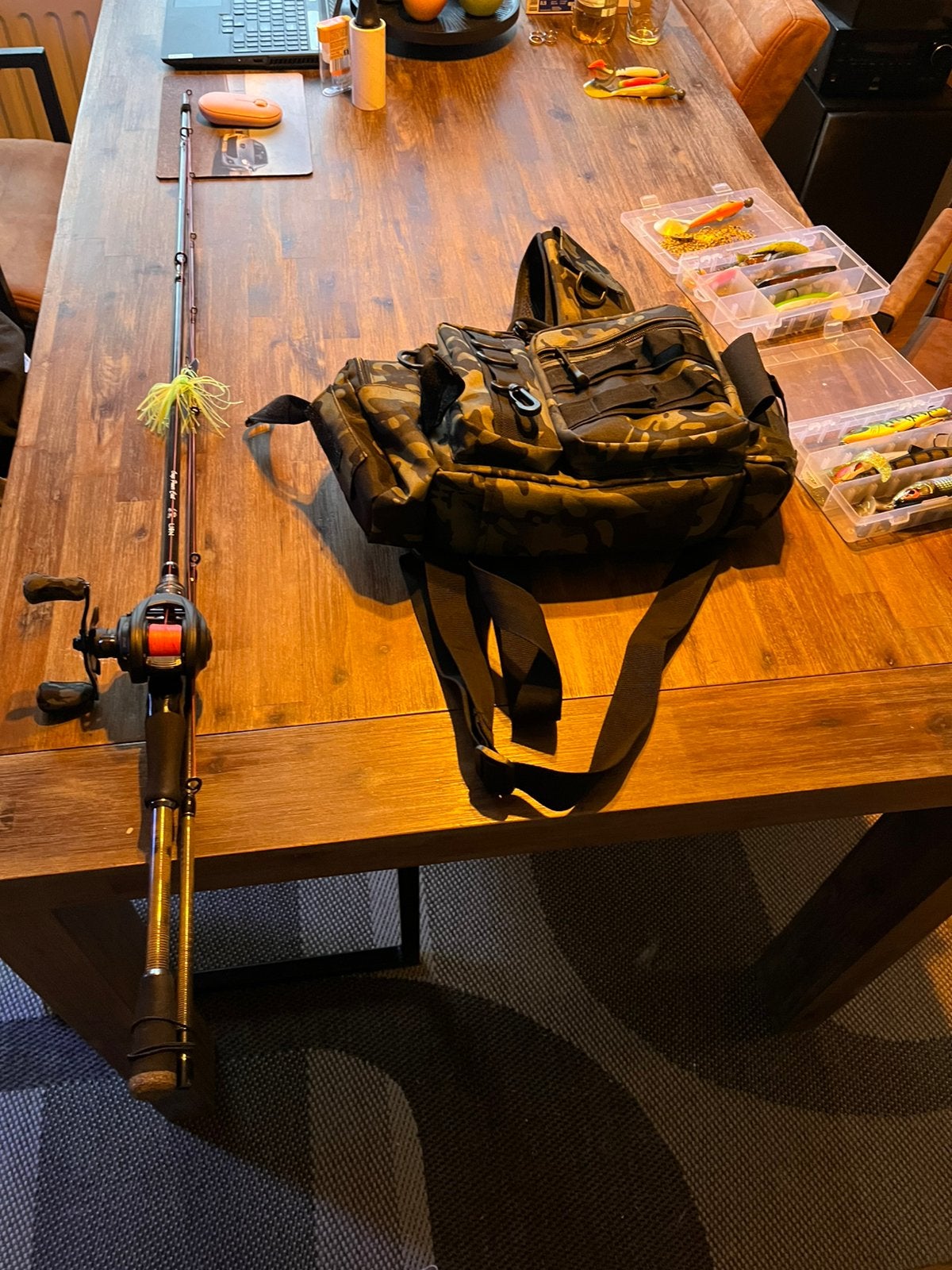 Roofvis set, Ophalen, Zo goed als nieuw, Complete set
