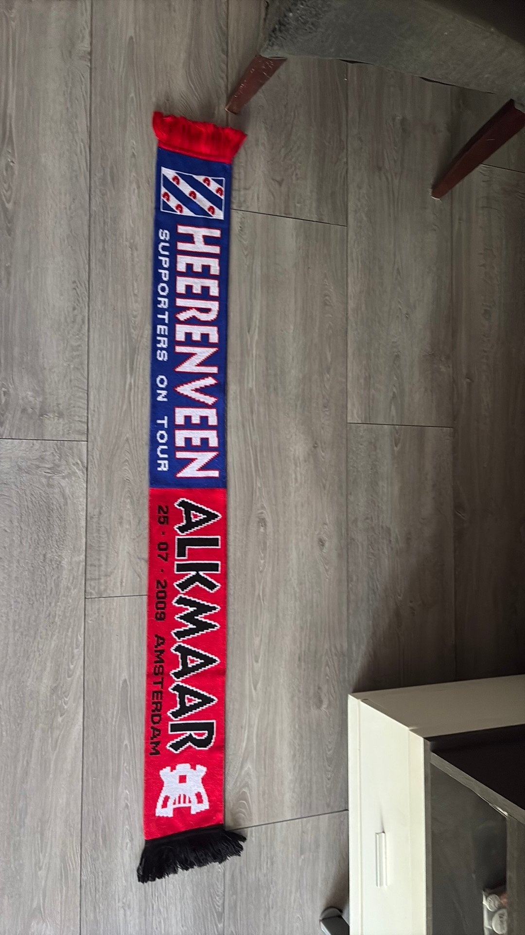 SC Heerenveen - AZ Alkmaar Supporters Sjaal 2009, Sport en Fitness, Voetbal, Ophalen of Verzenden, Zo goed als nieuw, Clubaccessoires