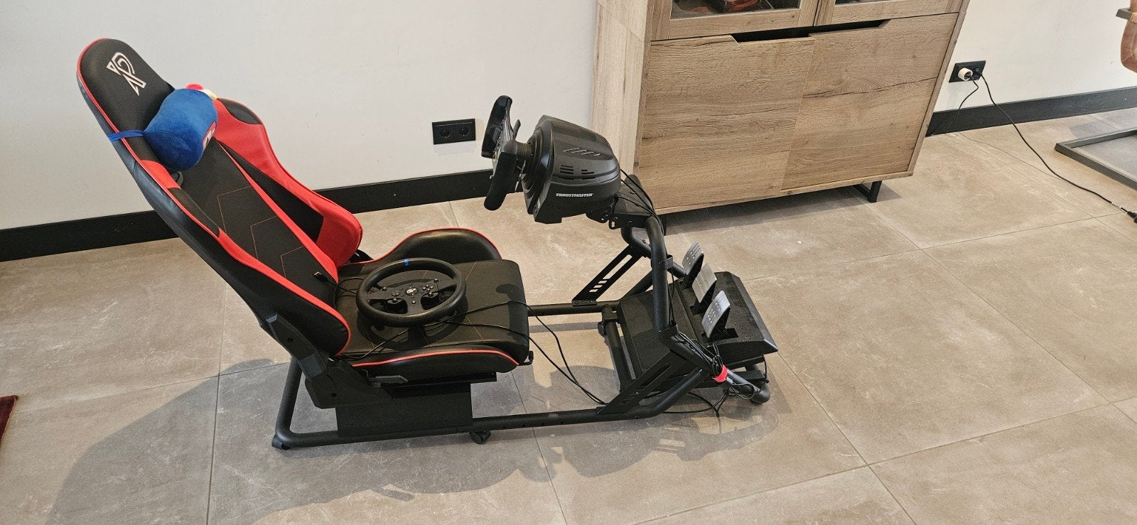 Thrustmaster t300 rs gt + ranqer racestoel + add on stuur, Ophalen of Verzenden, Gebruikt