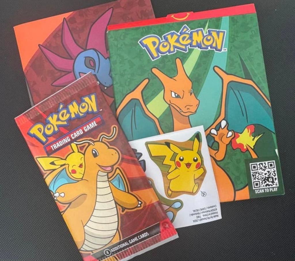Pokémon McDonalds 2025 Dragon Pack, Ophalen of Verzenden, Zo goed als nieuw, Meerdere kaarten
