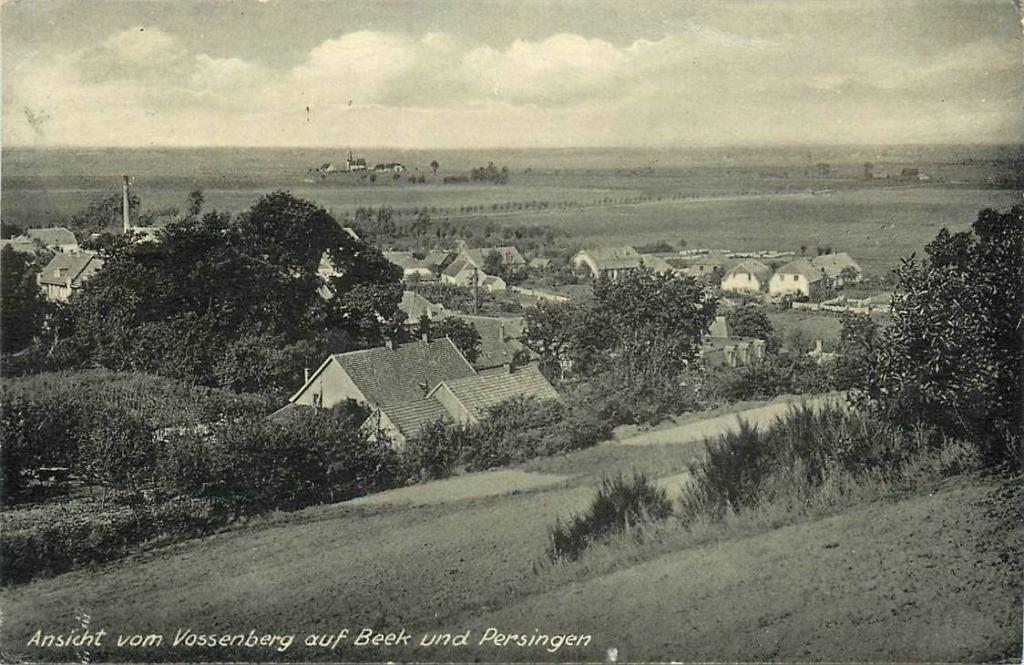 388-305-037 Persingen Ansicht vom Vossenberg, Verzenden, Voor 1920, Gelderland