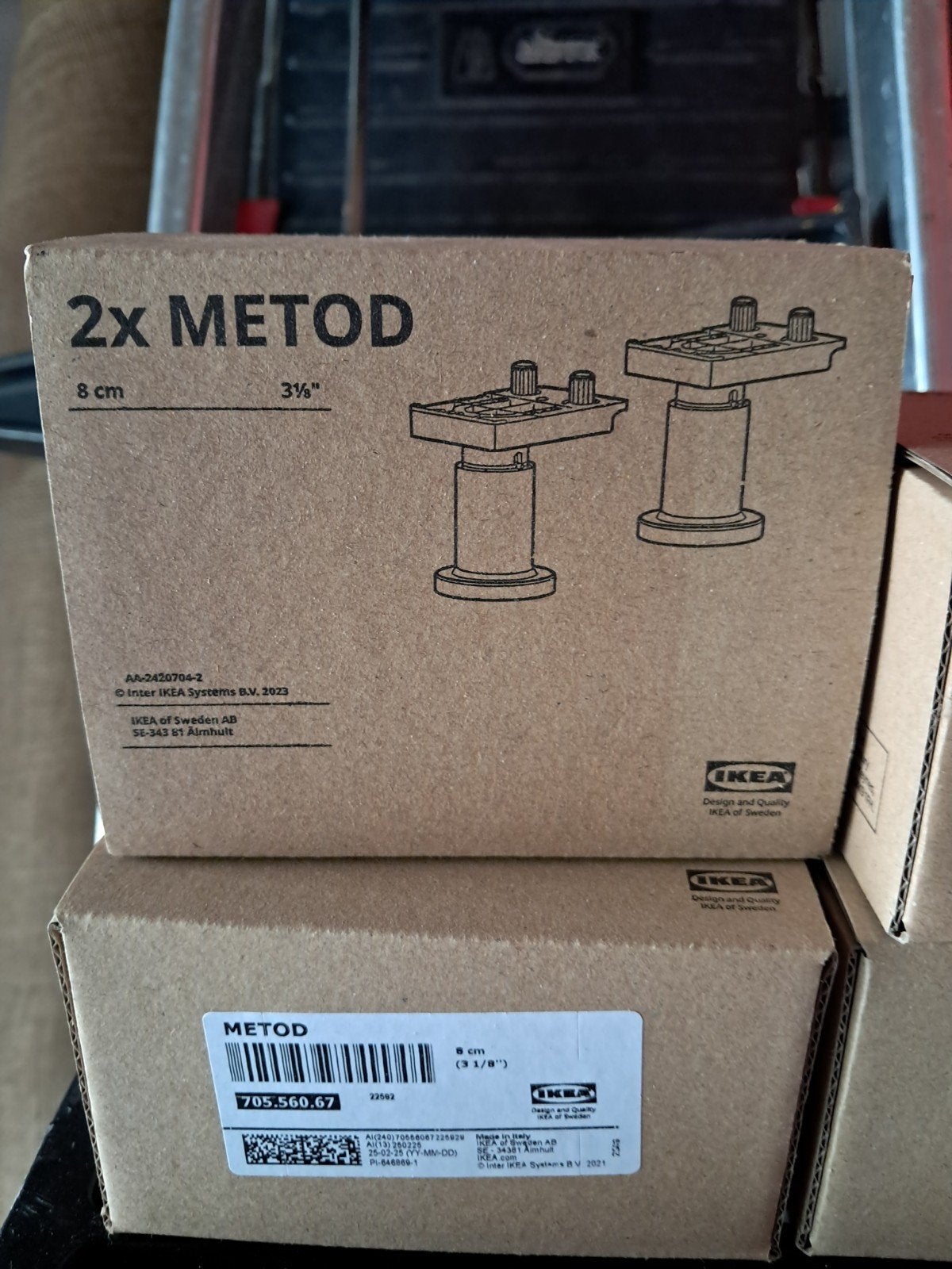 Ikea METOD 705.560.67 - 4x2st., Ophalen of Verzenden, Nieuw