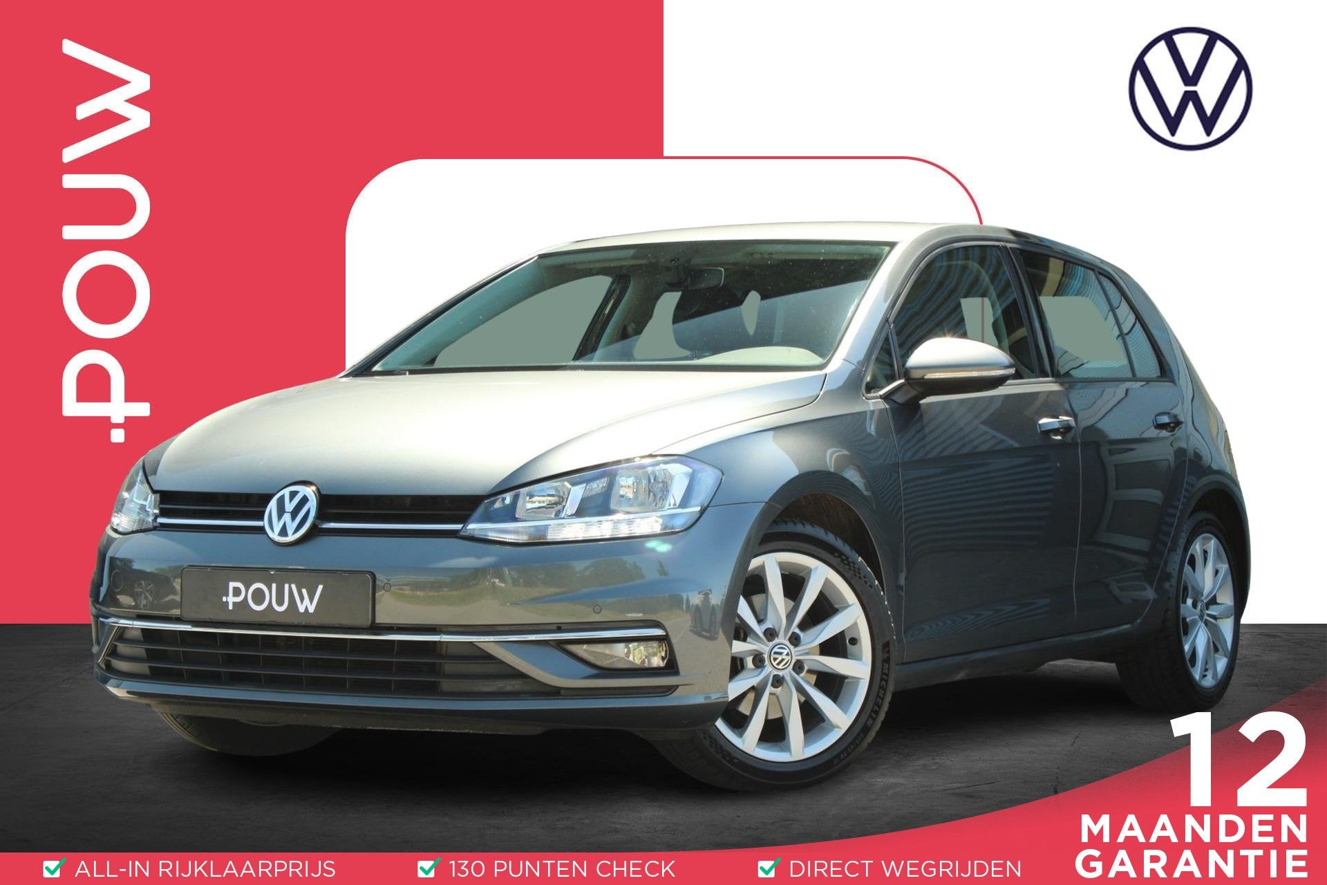 Volkswagen Golf 1.5 TSI 150pk Highline | Trekhaak | Apple Ca, Voorwielaandrijving, 12 maanden, 4 cilinders, Start-stop-systeem