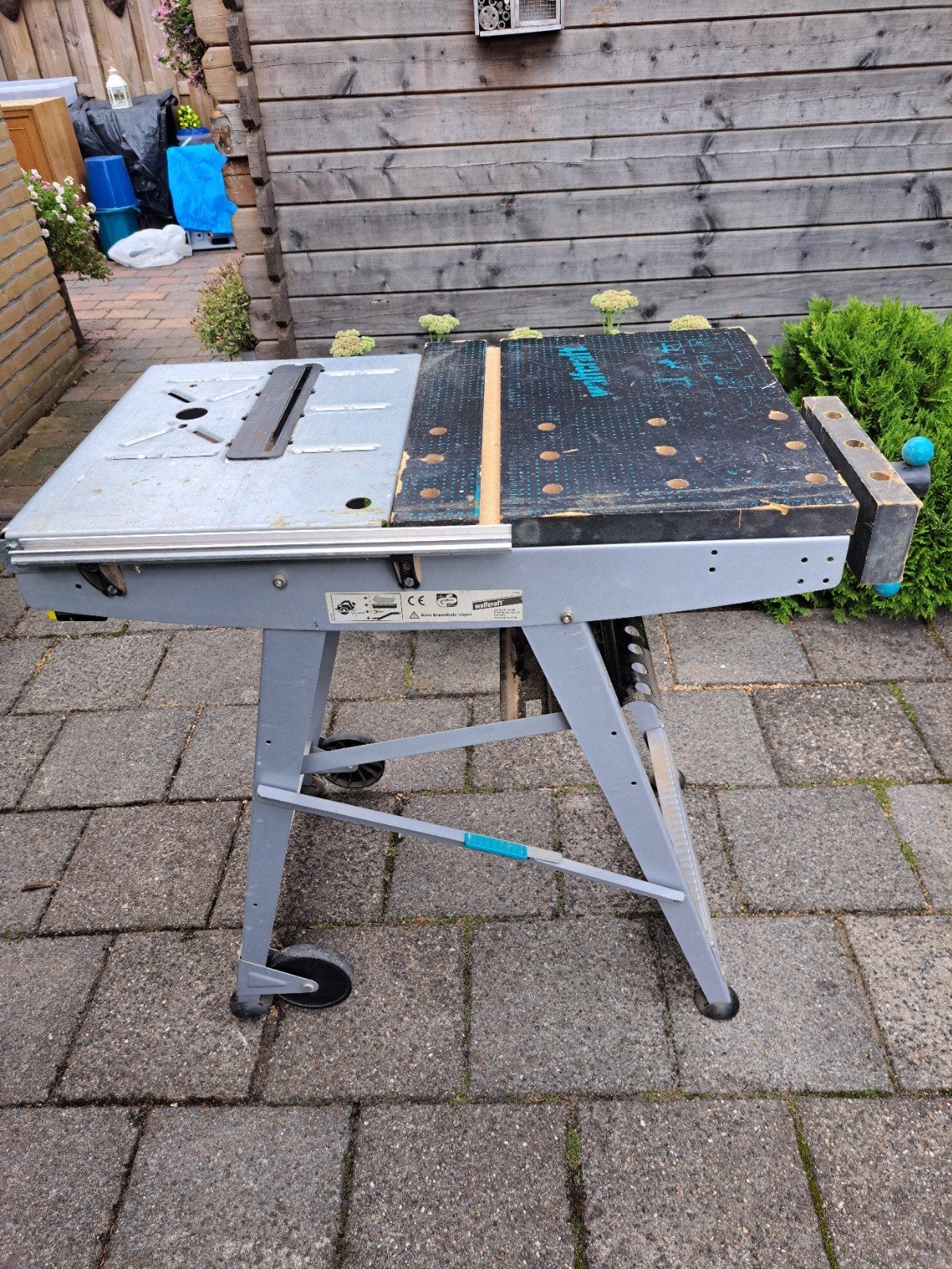 werkbankje, Doe-het-zelf en Verbouw, Werkbanken, Ophalen, Gebruikt, 70 tot 120 cm, Inklapbaar