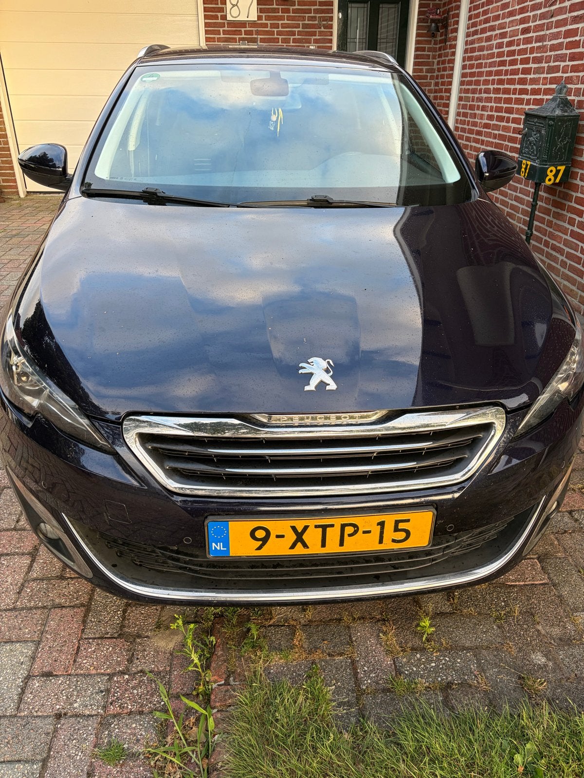 Peugeot 308 1.2 E-thp 130pk 2014 Blauw, Auto's, Zwart, 1199 cc, 1165 kg, Blauw