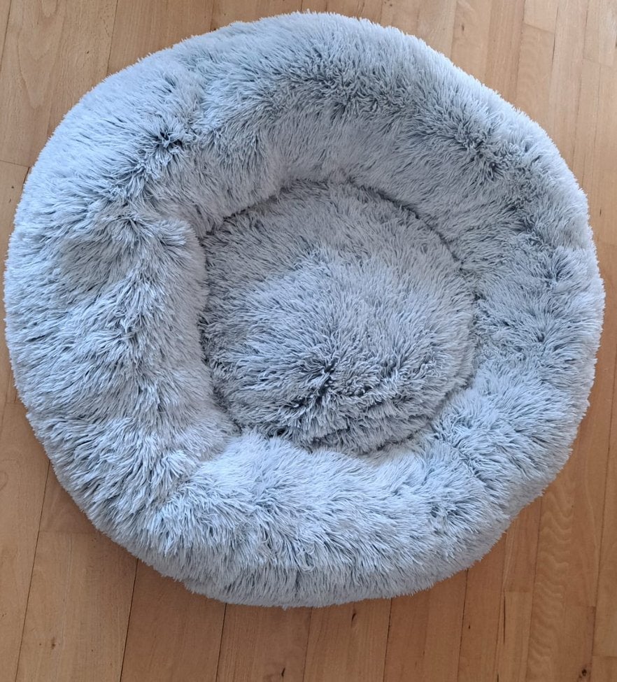 MrFluffyFriend - Anti Angst Hondenmand Lichtgrijs XL - 80cm, Ophalen of Verzenden, Nieuw, Pluche