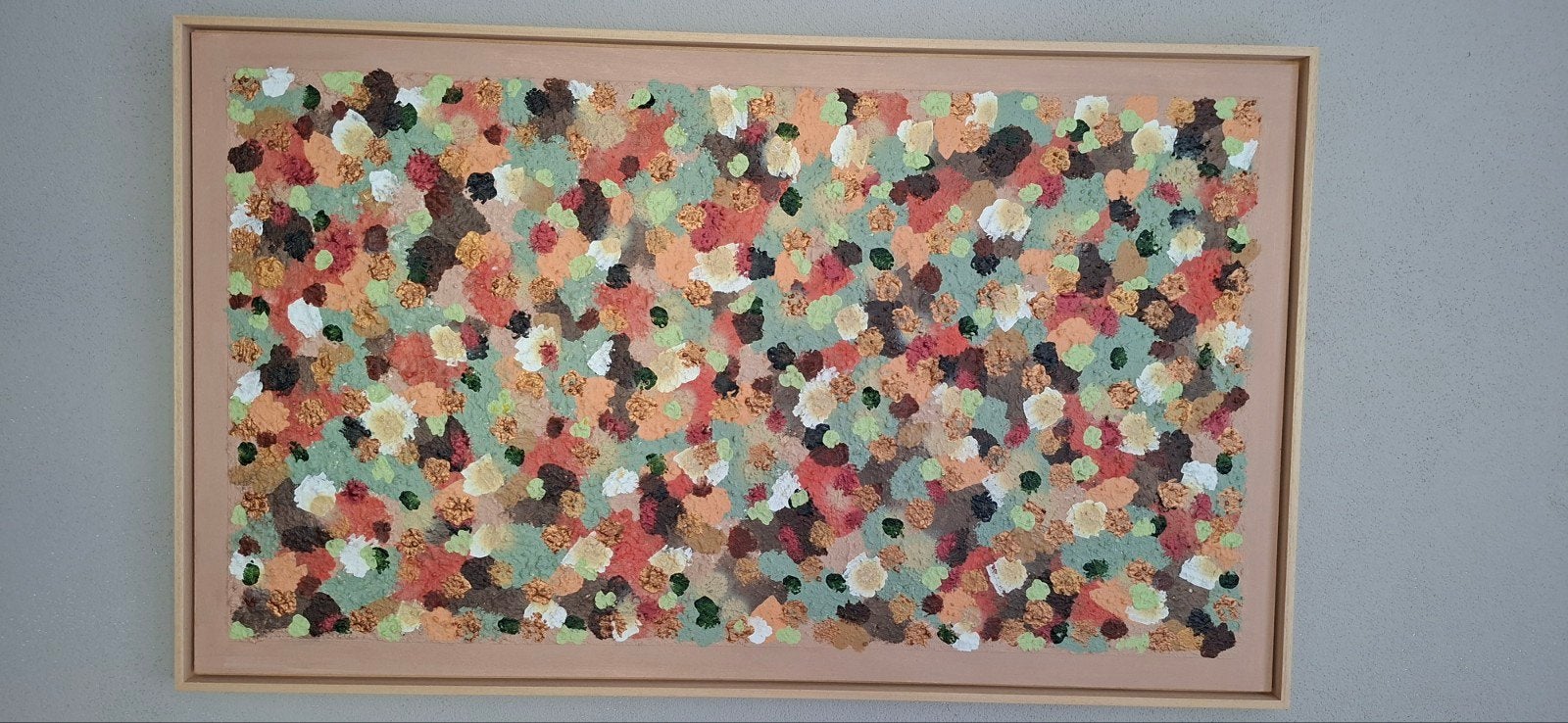 Abstract Schilderij 120x70 cm - Eigen Atelier, Ophalen of Verzenden