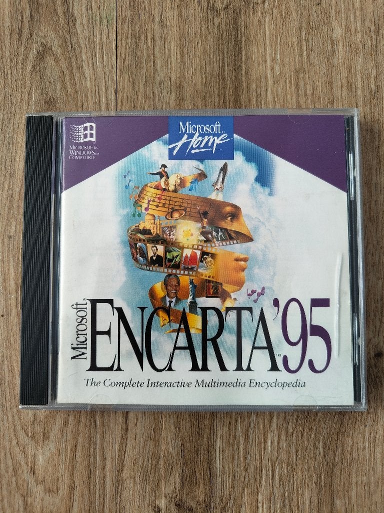 Microsoft Encarta 95 Encyclopaedia PC CD-ROM Win 95, Ophalen, Gebruikt, Overige typen, Windows
