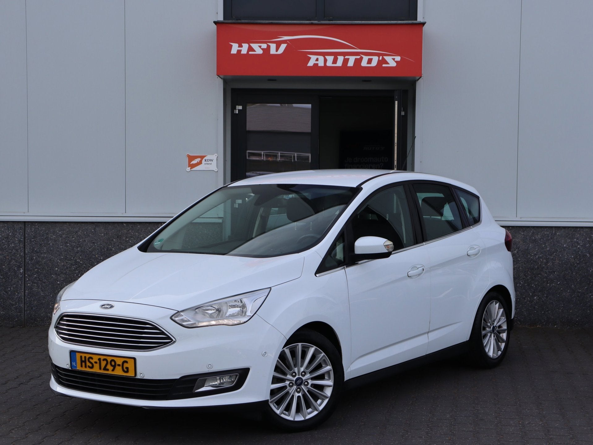 Ford C-Max 1.5 TDCi Titanium navi LM airco org NL, Auto's, Ford, Voorwielaandrijving, Gebruikt, Euro 6, 4 cilinders