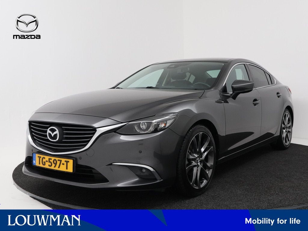 Mazda 6 2.0 SkyActiv-G 165 GT-M | Trekhaak | BOSE | Navigati, Auto's, Mazda, Voorwielaandrijving, 4 cilinders, 163 pk, Leder